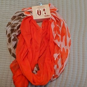 2 pack infinity scarfs